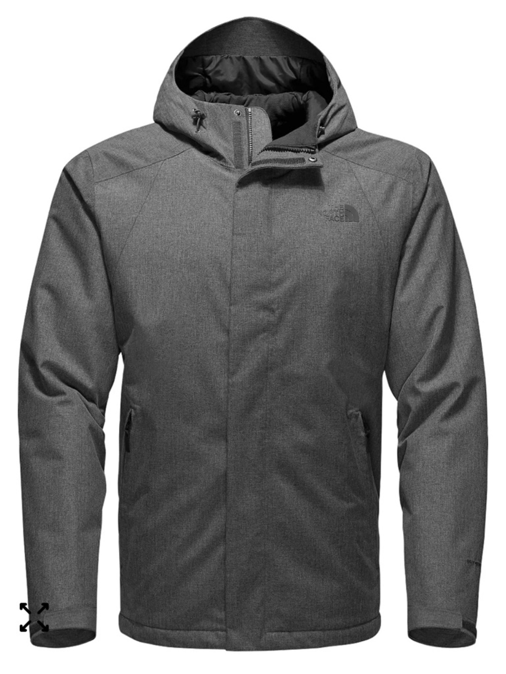 North Face Inlux Waterproof Zip Hooded Jacket